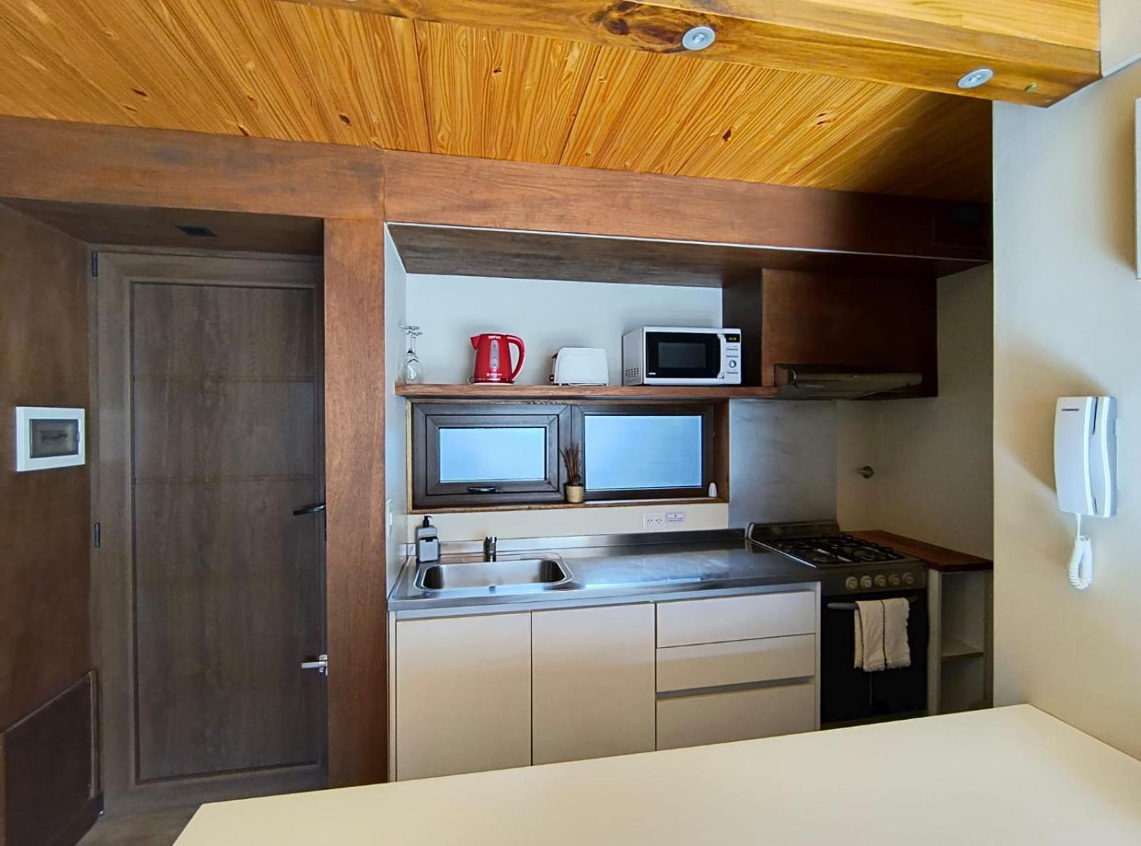 Rahue, Monoambiente Centrico Con Patio Propio Apartman San Martín de los Andes Kültér fotó