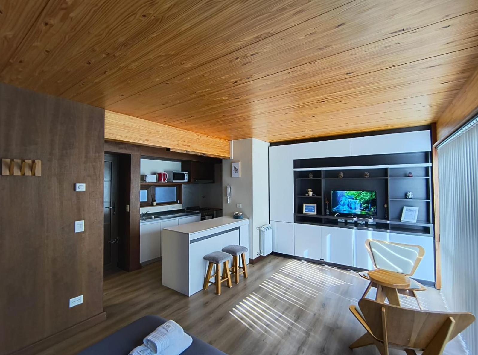 Rahue, Monoambiente Centrico Con Patio Propio Apartman San Martín de los Andes Kültér fotó